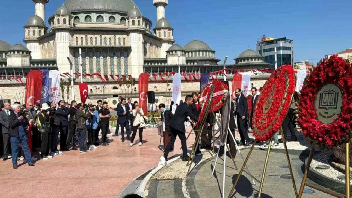 Taksim’de 19 Mayıs Bayramı Töreni Düzenlendi