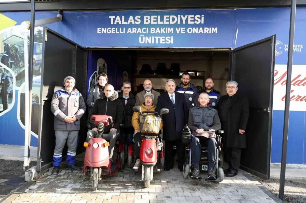 Talas Belediyesi’nden Engelli Vatandaşlara Ücretsiz Araç Bakım Hizmeti