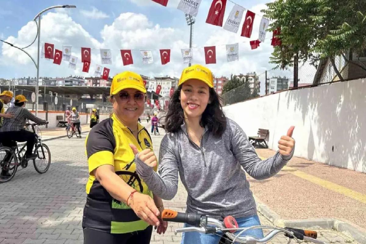 Tarsus’ta Kadınlara Bisiklet Eğitimi