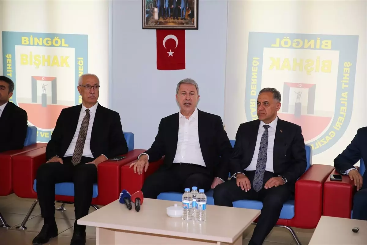 TBMM Milli Savunma Komisyonu Başkanı Akar, Bingöl’de konuştu Açıklaması