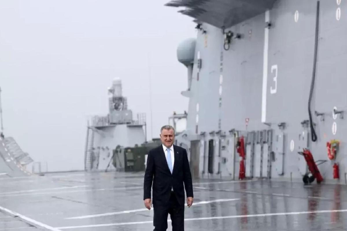 TCG Anadolu, Samsun’a Milli Mücadele Yolculuğu Başlattı