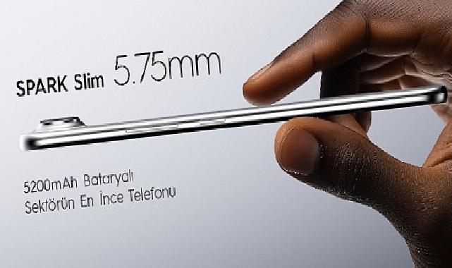 TECNO’dan çığır açan incelik ve güç dengesi: SPARK Slim, bugüne kadar üretilmiş en ince telefon!