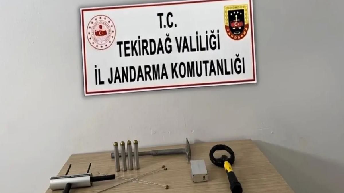 Tekirdağ’da Kaçak Kazı Operasyonu