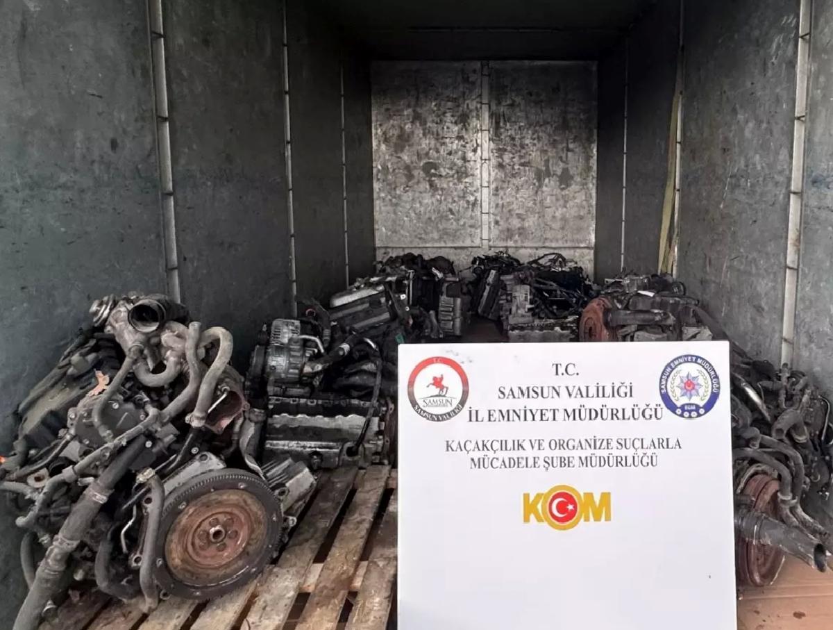 Tekkeköy’de Kaçak Motor Operasyonu