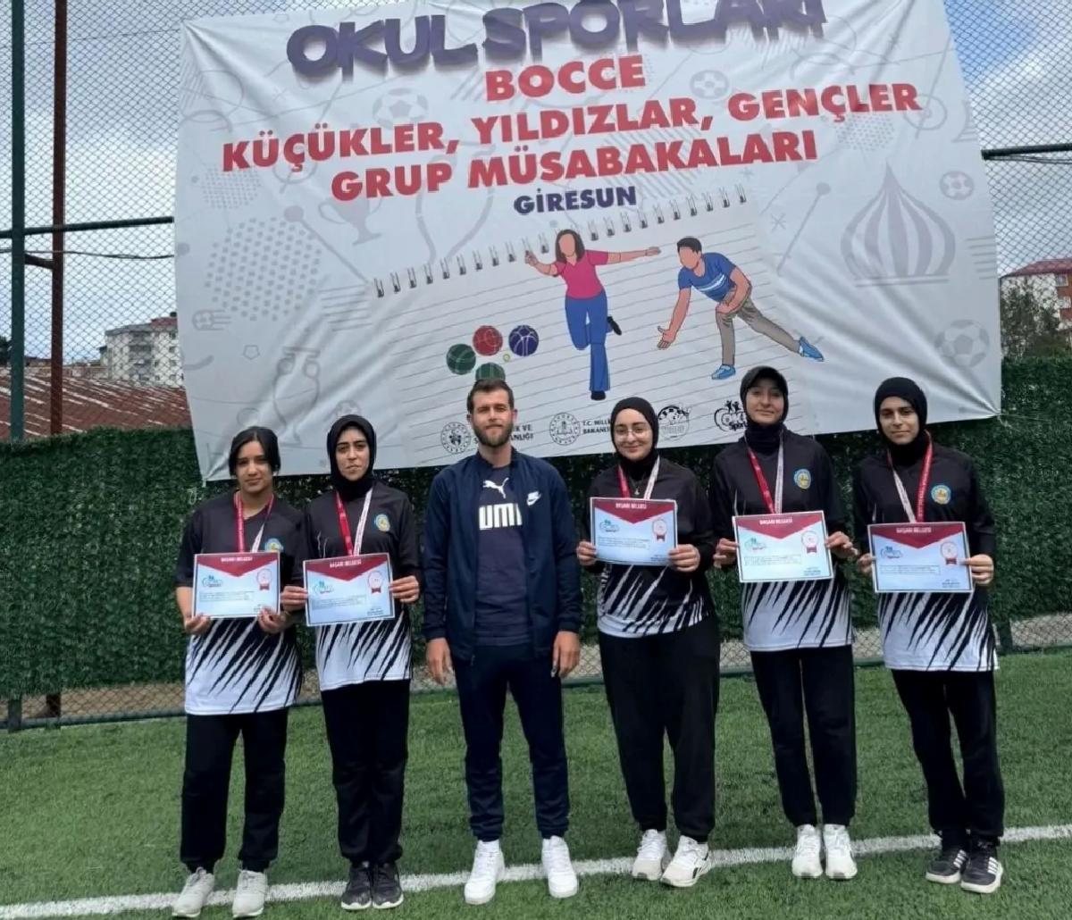 Tercanlı Kız Bocce takımı Türkiye finallerinde