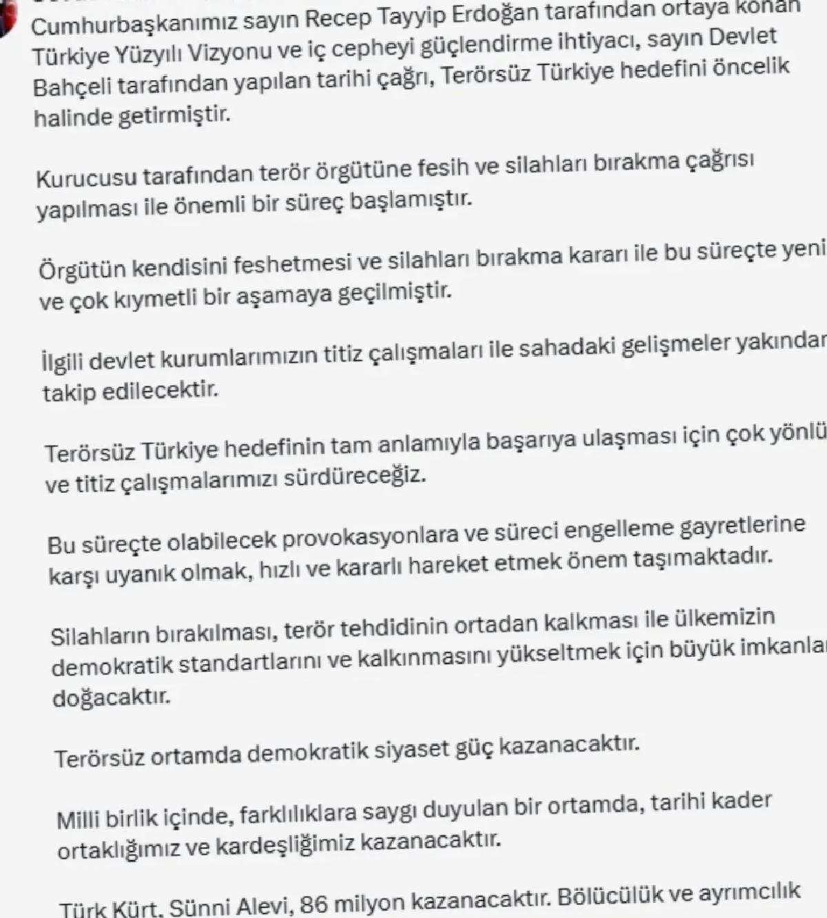 Terörsüz Türkiye hedefi için yeni aşama