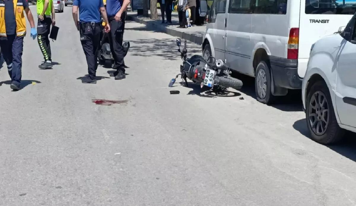Tokat’ta Motosiklet Kazası: 1 Ağır Yaralı