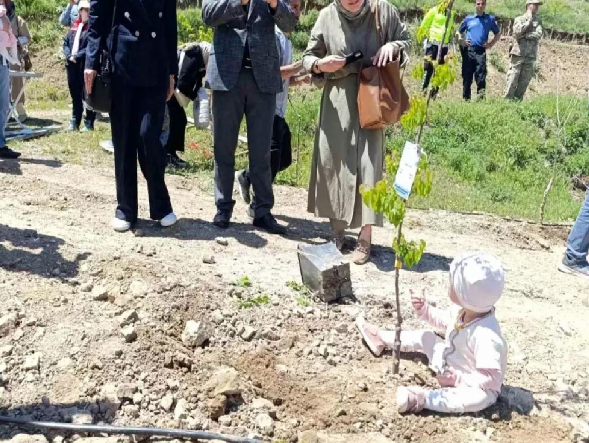 Tortum’da ‘Yeni Doğan Bebekler Hatıra Ormanı’ Etkinliği Düzenlendi
