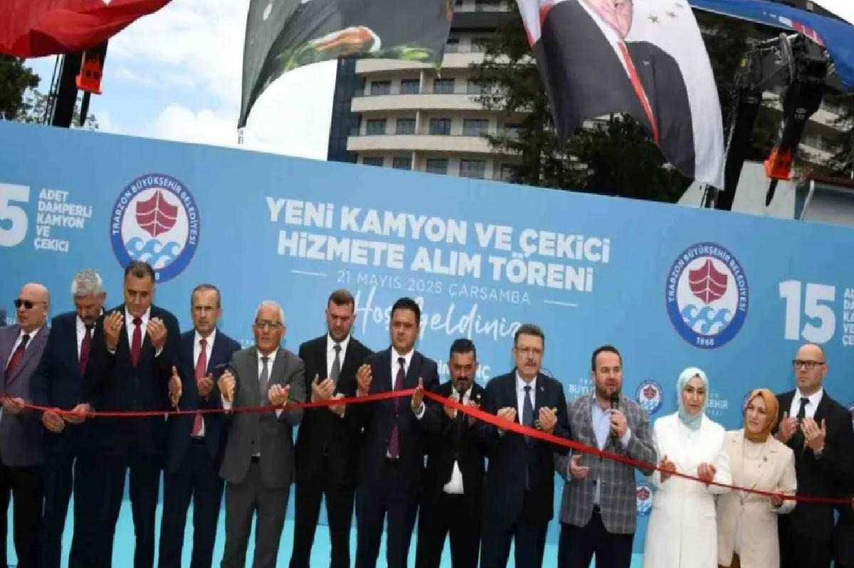 Trabzon Büyükşehir Belediyesi Araç Filosu Güçleniyor
