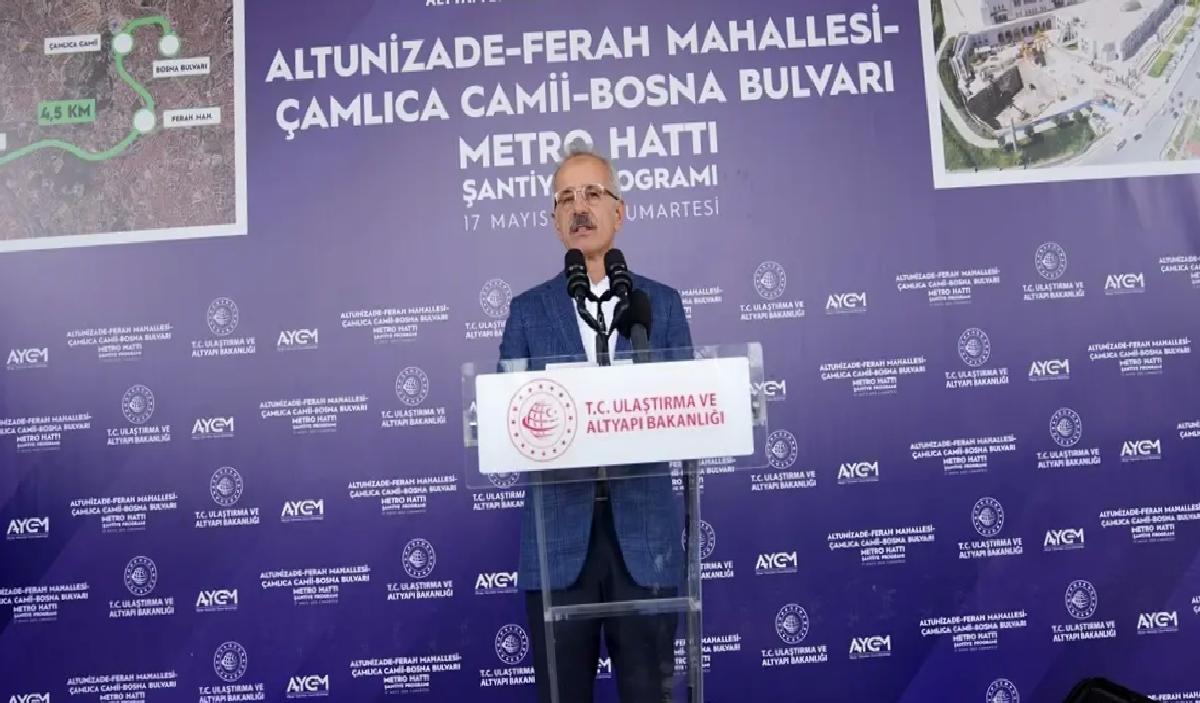 Ulaştırma ve Altyapı Bakanı Uraloğlu: “İstanbul’da 162 kilometrelik raylı sistem hattını hizmete açtık”