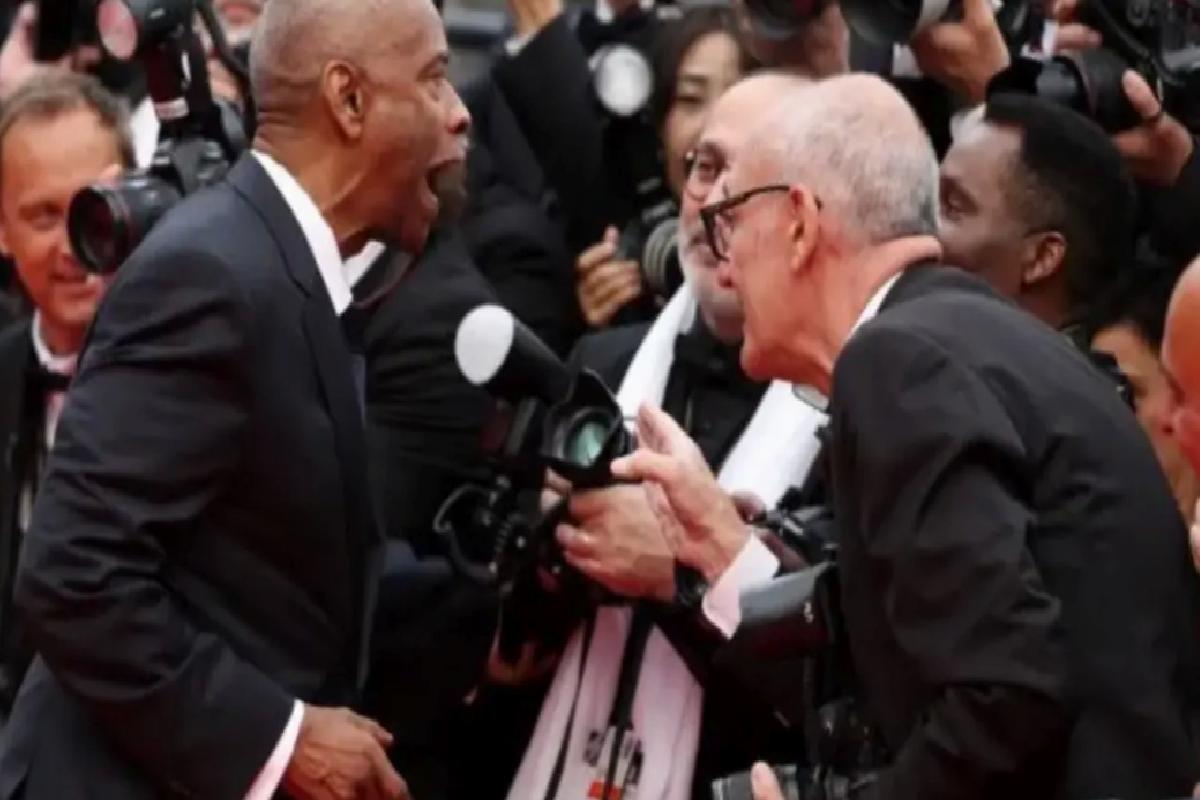 Ünlü aktör, Cannes Film Festivali’nde kendisine dokunan gazeteciye bağırdı