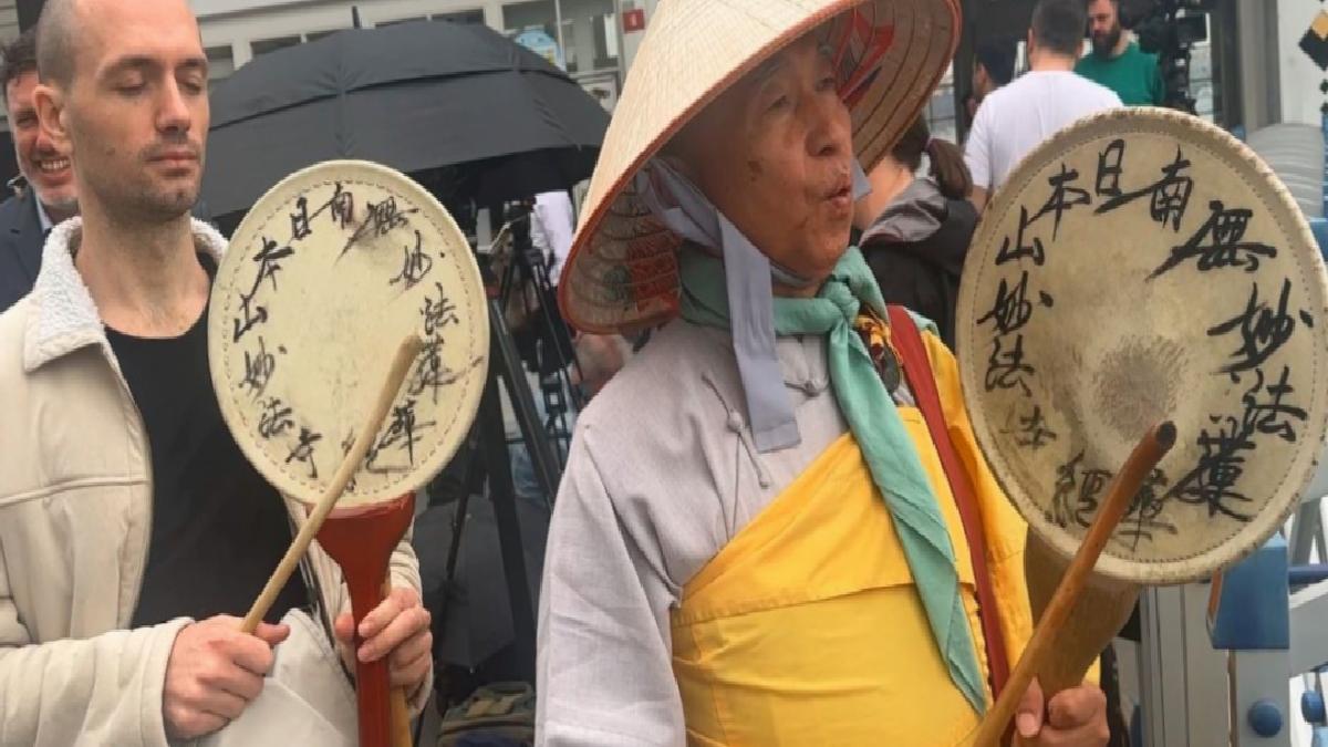 Ünlü Japon rahip barış için Dolmabahçe’de dua etti