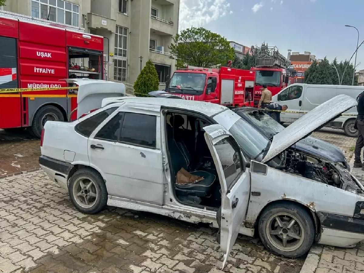 Uşak’ta Kundaklama Olayı