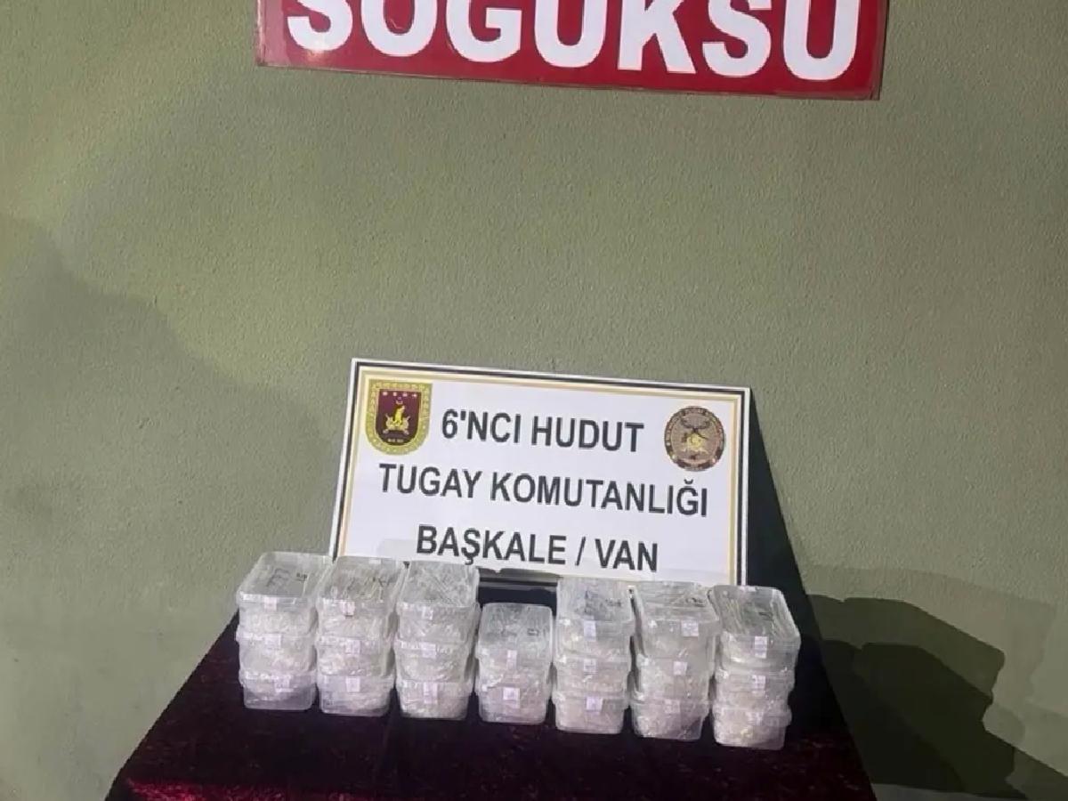 Van Hudut Hattında 22 Kilo Uyuşturucu Ele Geçirildi
