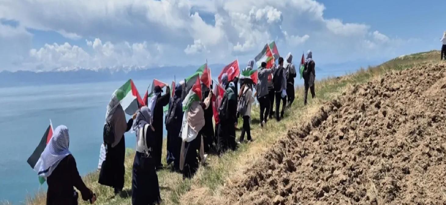 Van’dan Filistin’e Destek Tırmanışı