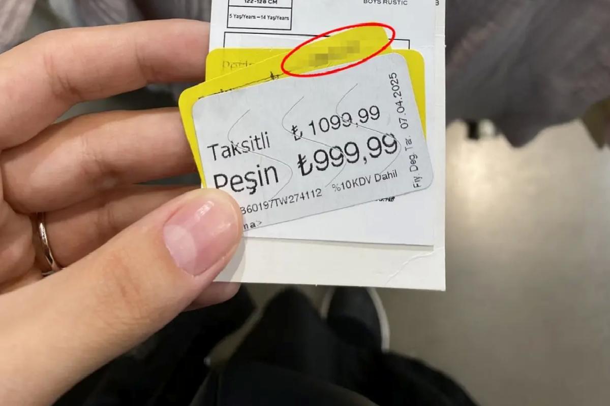 Vatandaş, mağazadaki etiket oyununu böyle ifşa etti: Resmen dolandırıcılık