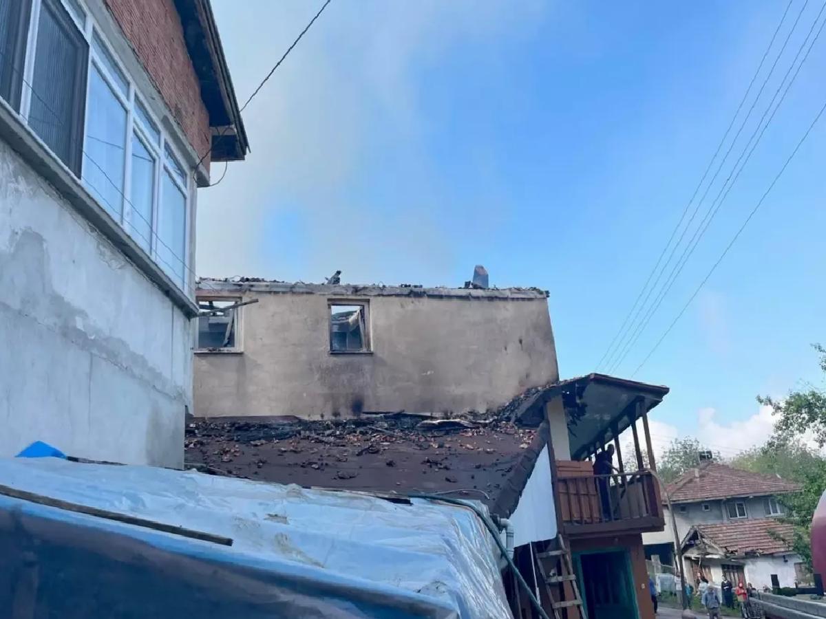 Yenice’de Cami Yangını