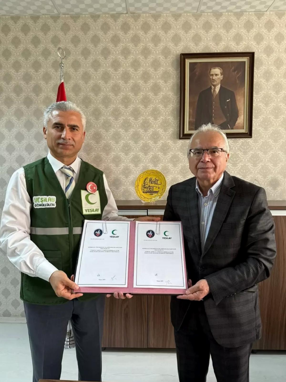 Yeşilay ve KKÜ’den İşbirliği Protokolü
