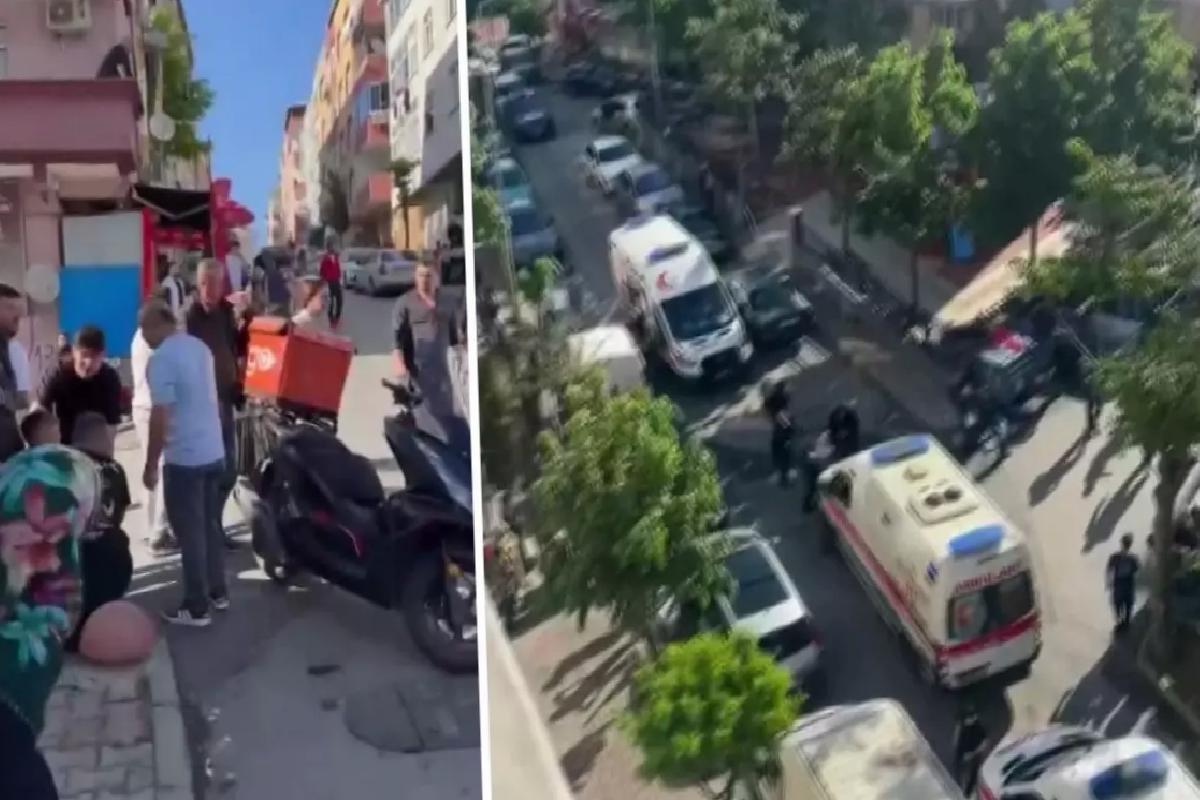 Yüzleri maskeli 2 kişi, çocuk parkını kana buladı