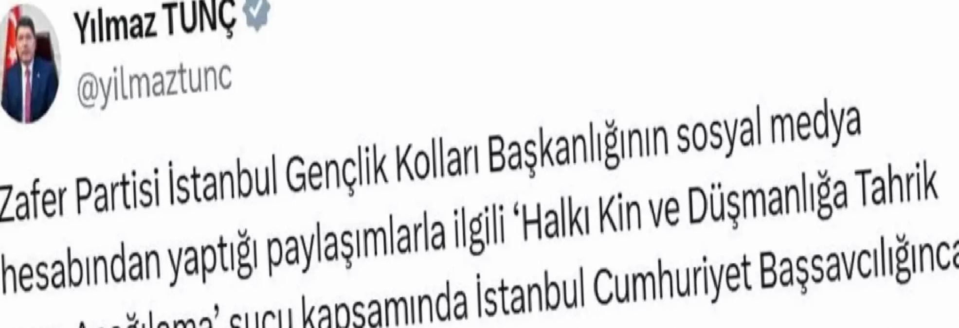 Zafer Partisi’ne Soruşturma